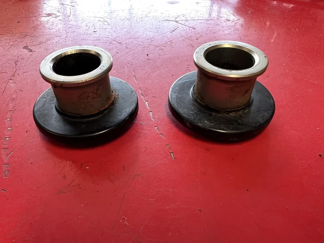 09-16 Kawasaki KX250F KX 250F Front Wheel Axle Bolt Spacers dust covers