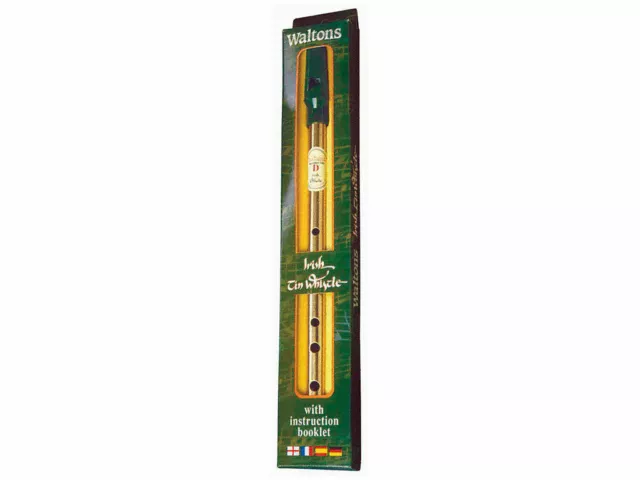 Tin Whistle Waltons Key Of D Deluxe Brass