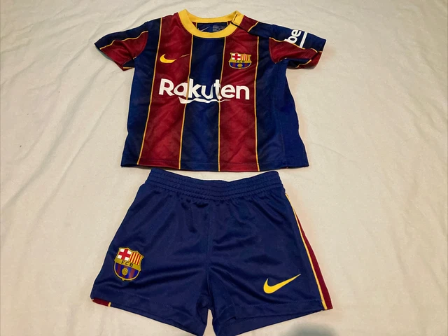 Offizielles Nike FC Barcelona Baby Kinder Fußball-Kit 6-9 Monate Fußball-Kit