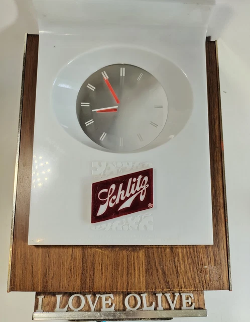 Vtg Schlitz Galaxy Floating Hand Lighted Cash Register Bar Clock Mancave Working Vtg Schlitz Galaxy Floating Hand Lighted Cash Register Bar Clock Mancave Working