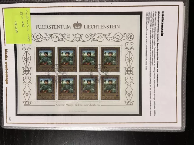 briefmarken fürstentum liechtenstein