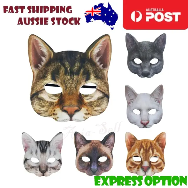40 PCS HALLOWEEN Cosplay Accessories Cat Mask Fox Pulp Prom $50.34 -  PicClick AU
