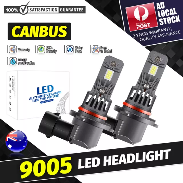 6000K 9005 HB3 Halogen LED Headlight Globe Bulb For Toyota Aurion 2006-2012