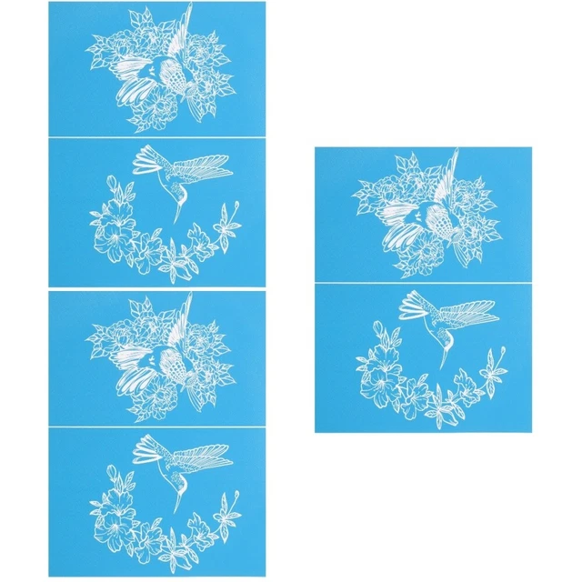 3 blätter Haushalt Zarte Silk Druck Schablone Für Druck DIY Hause 8