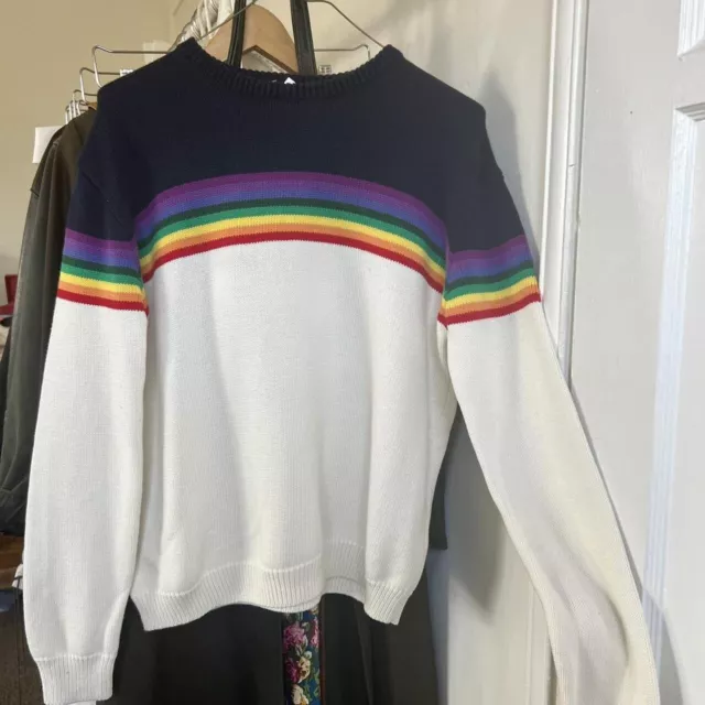 Brandy melville rainbow sweater sales