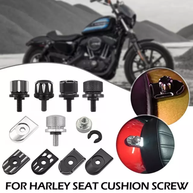 Motorcycle Rear Seat Bolt Screws For Sportster XL 883 1200 Dyna Street,