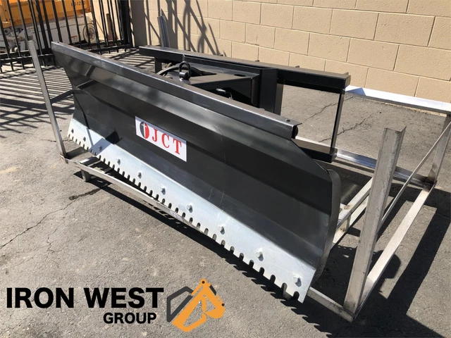 New JCT Skid Steer Angle Dozer Blade Plow 72"