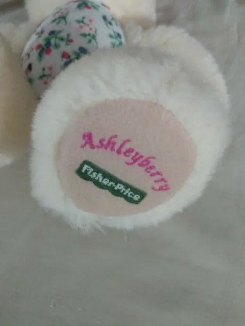 VINTAGE 1998 ASHLEYBERRY Fisher Price Animal Plushed  Stuffed Toys  Bear Doll 2