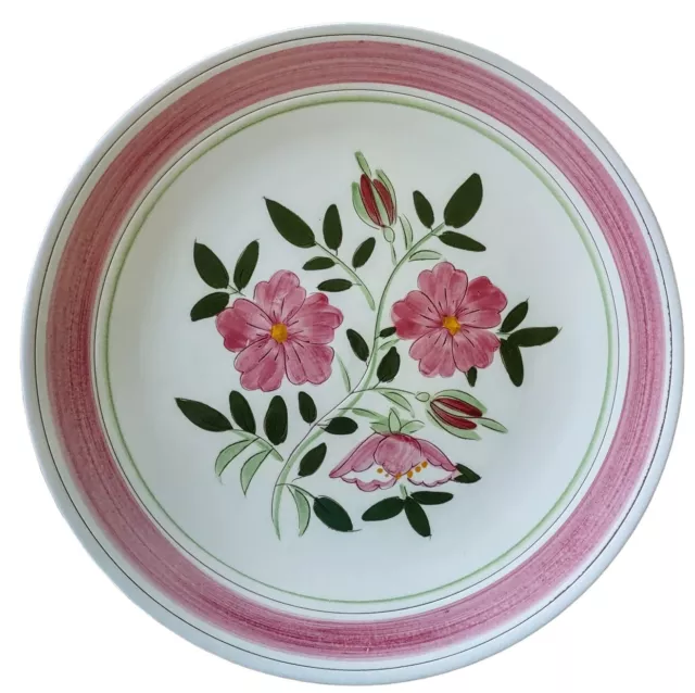 Vintage Stangl Pottery Wild Rose 14" Round Plate/Chop Platter Pristine Condition