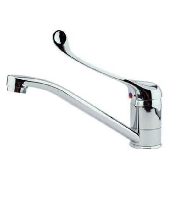 RUBINETTO MISCELATORE CROMATO CASA BAGNO LAVABO COMPLETO DI KIT Montaggio Jh8801 8022044058665 - Foto 8