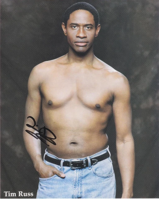 Autografa Star Trek astronave Voyager Tim Russ Tuvok di persona