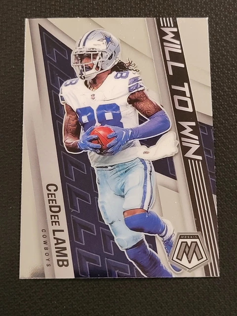 2022 Panini Mosaic - Will to Win #WW-18 CeeDee Lamb Dallas Cowboys