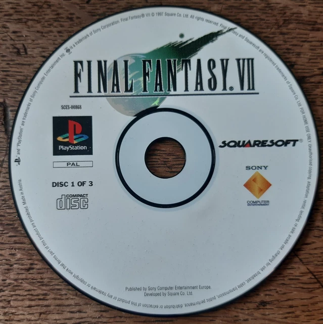 Jeu PS1 Final Fantasy VIII - Version PAL Française - 4 CD - Bon état