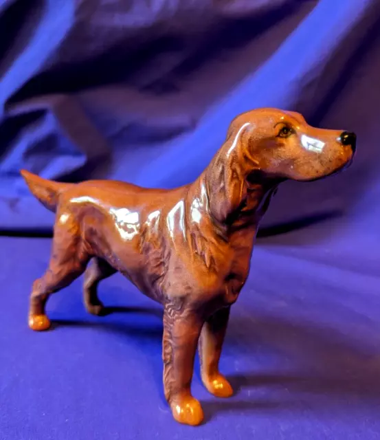 Beswick Irish Red Setter Dog Figure, Sugar Of Wendover, Glossy