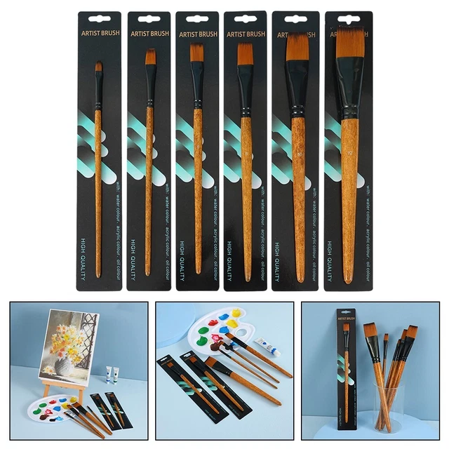 Aluminiumrohr -Grenzfläche Dauerhaft Holz Nylon Borsten Wasserdichte Farbschicht