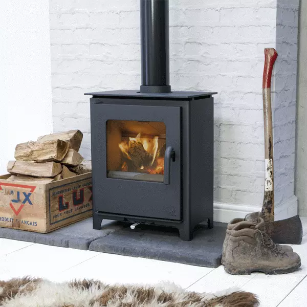 Mendip Loxton  5 Stove Glass 310 mm x 275 mm Schott Robax High Definition