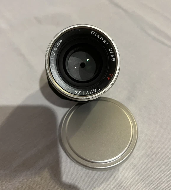 Carl Zeiss Planar T 2/45 Contax G Objektiv 45mm in gutem Zustand für G1 & G2