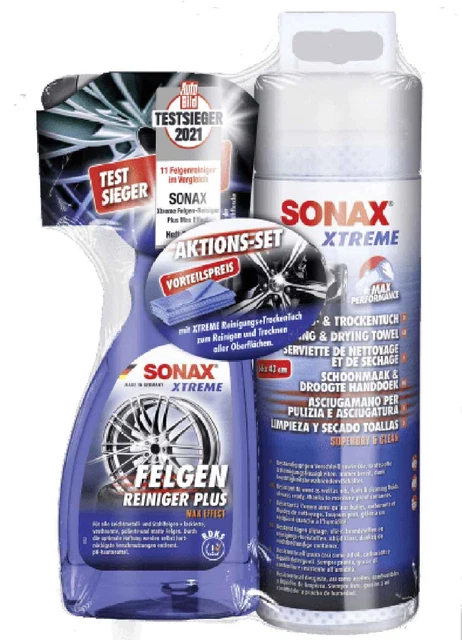 SONAX Xtreme Aktionsset Felgenreiniger PLUS und Trockentuch