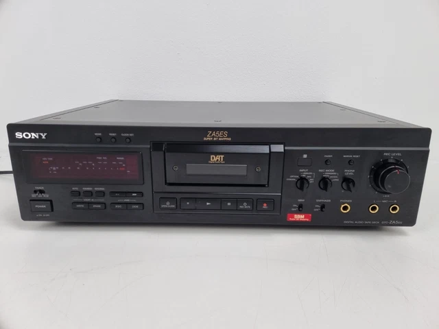 Sony DTC-ZA5ES  Digital Audio Tape Deck - Remote Control - Manual - 1st owner