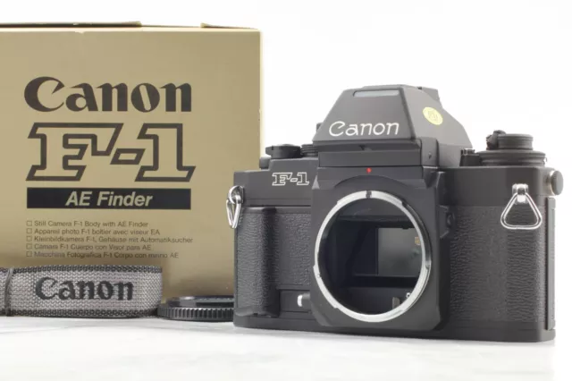[Almost UNUSED in BOX] Canon New F-1 AE Finder 35mm Film Camera Body From JAPAN