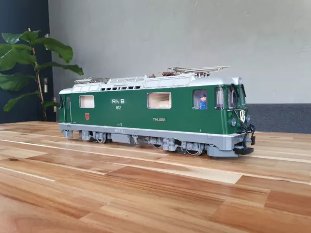 LGB 2143 Elektrolok Ge 4/4 II der Rh B Gartenbahn Spur G guter Zustand OVP