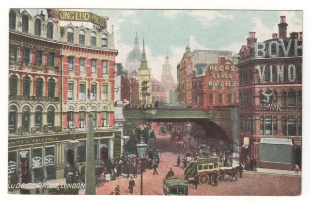 Cpa Angleterre - London : Ludgate Circus - Non Écrite