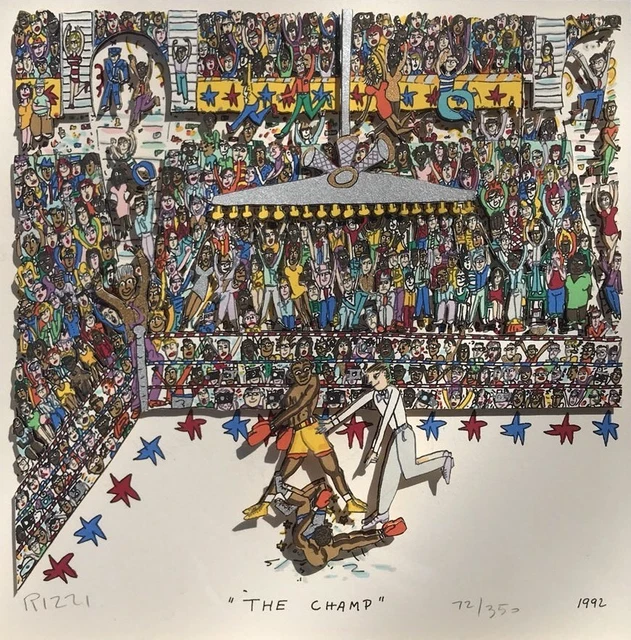 JAMES RIZZI 3D The champ 1992 EUR 750,00 - PicClick DE