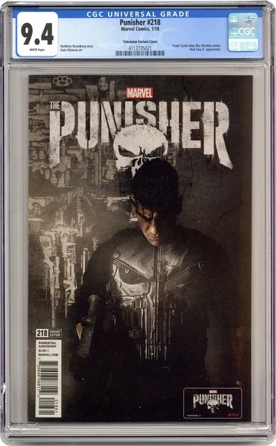 Punisher #218E TV Variant CGC 9.4 2018 4113735021