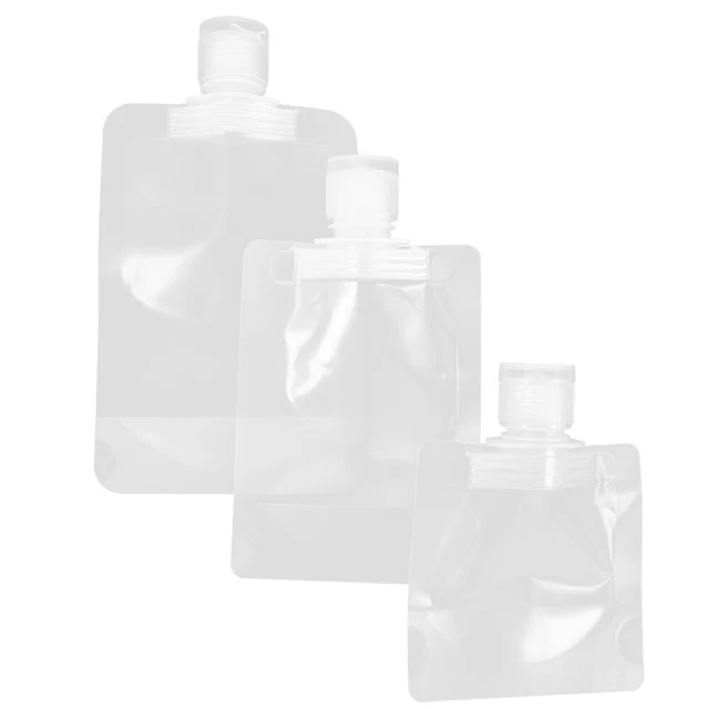 Pack Depósito Líquido Artículo De Toidero Viaje White La Mascota