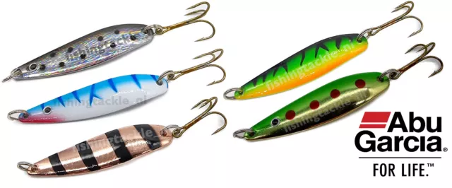 Abu Garcia 10g Spoon Fishing Lures Trout Perch Pike Salmon Spinning 5 Colours