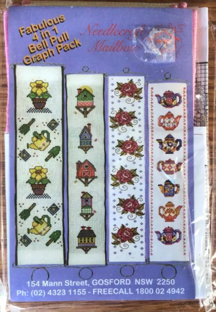 Cross Stitch Kit - 4 in 1 Bell Pull Janlynn