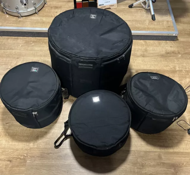 Kit Bag Drum Cases Set With 20”,14”,13”,12” Well Padded #1002