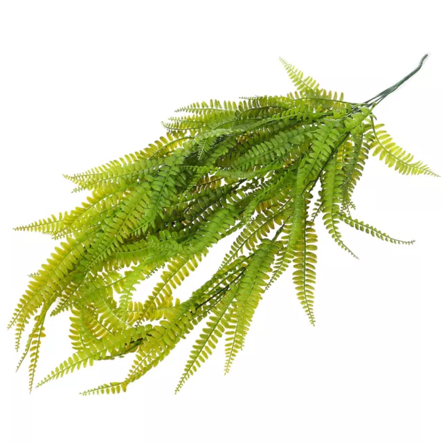 Pteris-Wandbehang Künstliche Palmblätter Rattan-Dekor Pflanze Kunstpflanze