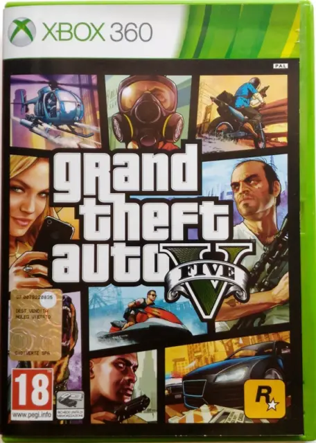 Gioco Xbox 360 Grand Theft Auto V (GTA 5) - Rockstar [ed. Italia 2013] Usato