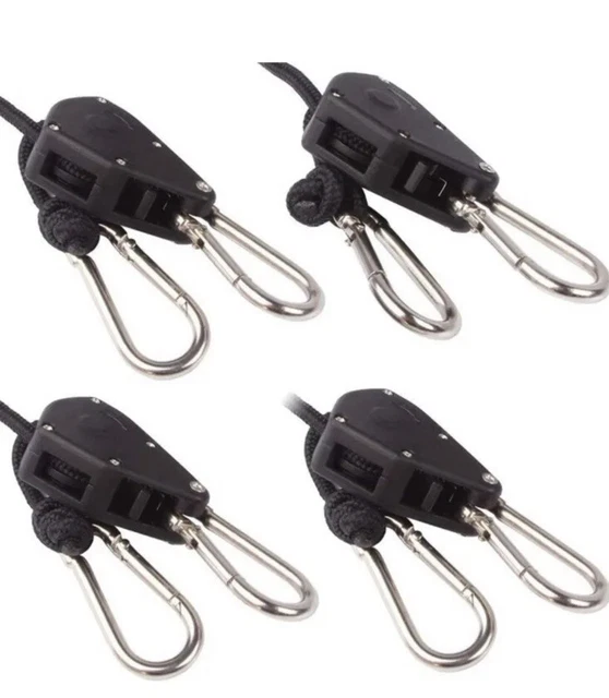 VIPARSPECTRA 2 Pair of 1/8 Inch Heavy Duty Adjustable Grow Light Rope Hanger