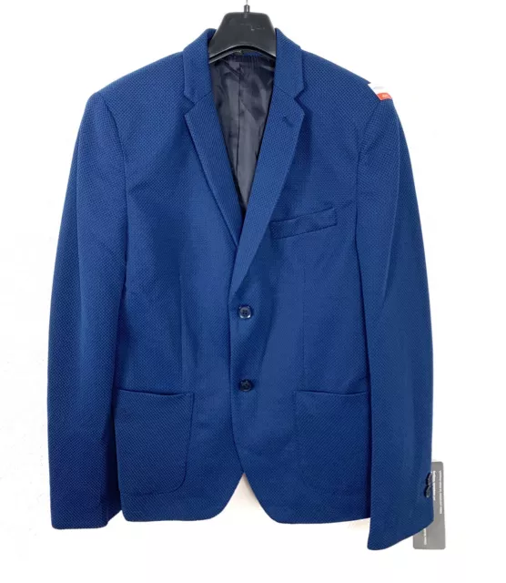 Hochwertiges Jungensakko Anzugjacke der Marke "Weise" blau struktur Gr. 152