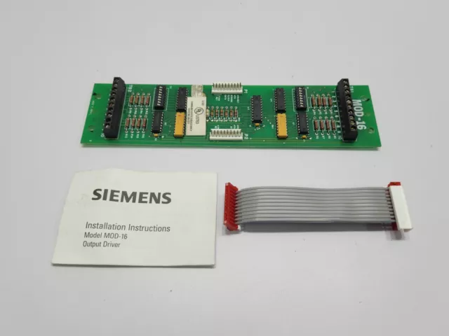 Siemens Cerberus Pyrotronics MOD-16 Salida Conductor PCB Tarjeta 580-190785-4