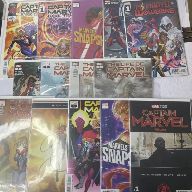Mixed Lot Of 14 Marvel Comics. Bagged And Boarded.