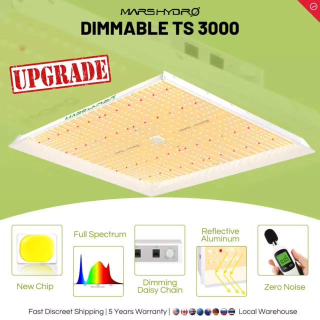 Mars Hydro TS 3000 LED Grow Light Full Spectrum Hydroponics Indoor Veg Flower