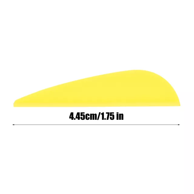 (yellow)Archery Bow Equipment Archery Feather 1.75 Inch For Archery Accessory