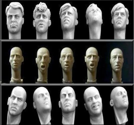 1:35 Resin Figure Model Kit – Two German Tank Crew Members, Unassembled/Unpainted