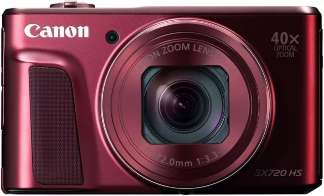 Canon digital camera PowerShot SX720 HS optical 40x zoom PSSX720HSRE Red