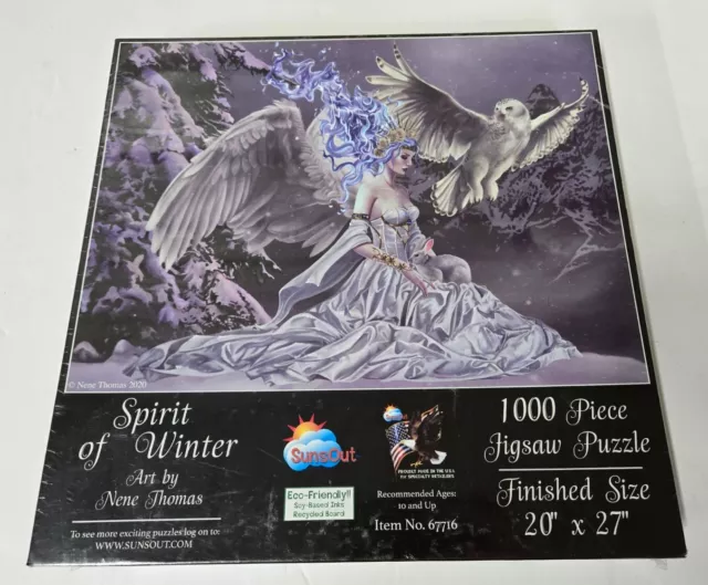 Spirit of Winter by Nene Thomas 1000pc Puzzle - New Sealed