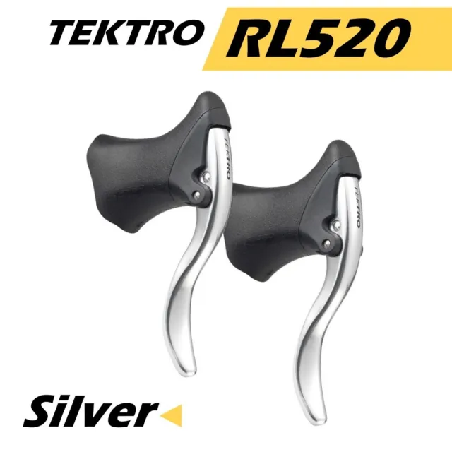 TEKTRO RL520 Road Bike Drop Bar for Linear pull Brake Lever - Silver