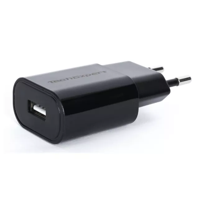 Kit chargeur 2A + cable pour tablettes et smartphones avec port micro usb noir 2