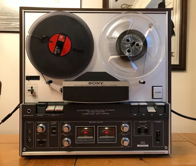 SONY TC-440 REEL to reel recorder . Serviced , recapped and
