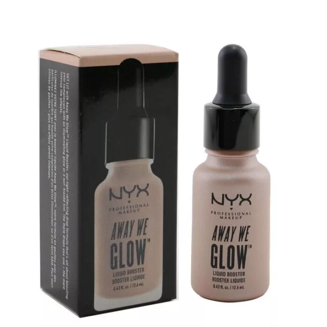 NYX Away We Glow Liquid Booster Highlighter Illuminator GLAZED DONUTS AWGLB02