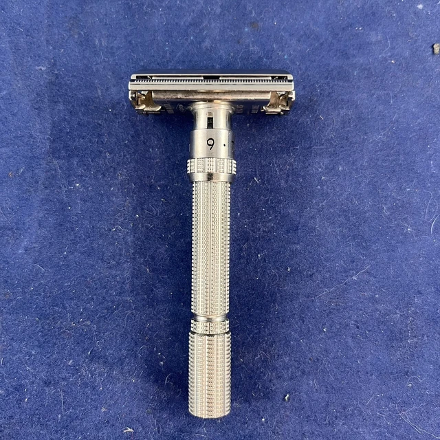 Gillette Slim Adjustable Vintage DE Safety Razor - 1965 K1