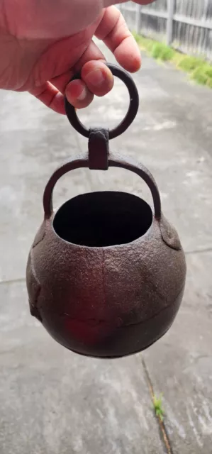 Antique Cast Iron Pot - Kenric  Water Jacko Boiler Fountain Camping