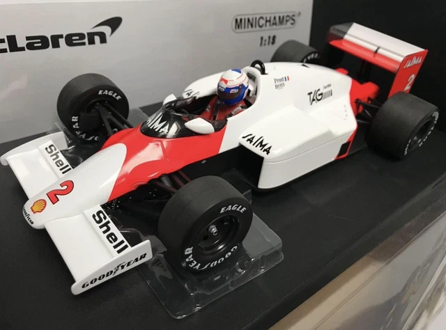 Modèle Réduit 1:43 McLaren MP4/2B Turbo TAG #2 Alain Prost 1985 - Édition Collector
